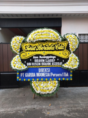 Papan Bunga Duka di Sinapa Piliang
